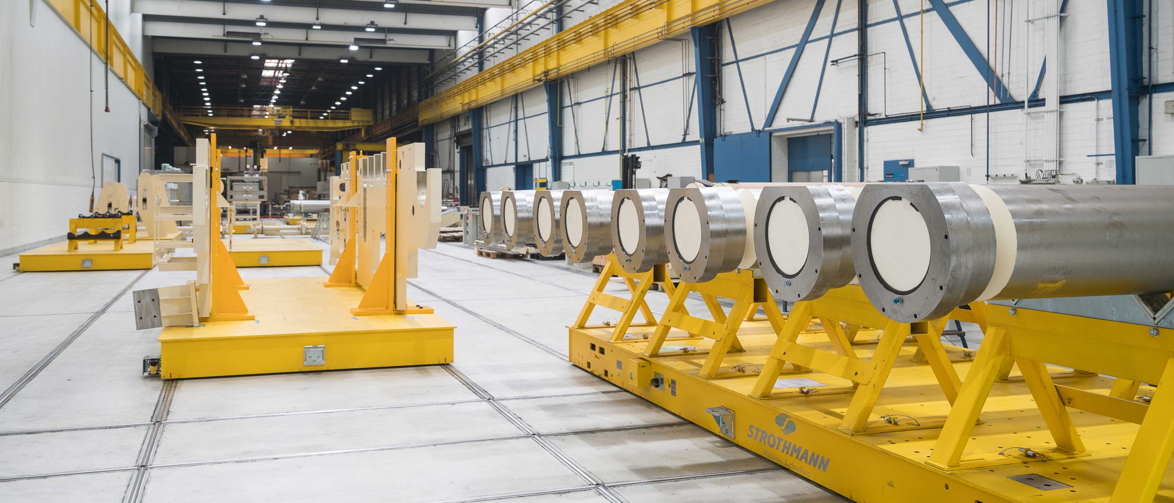 Transport- en handling-systemen voor de machinebouw