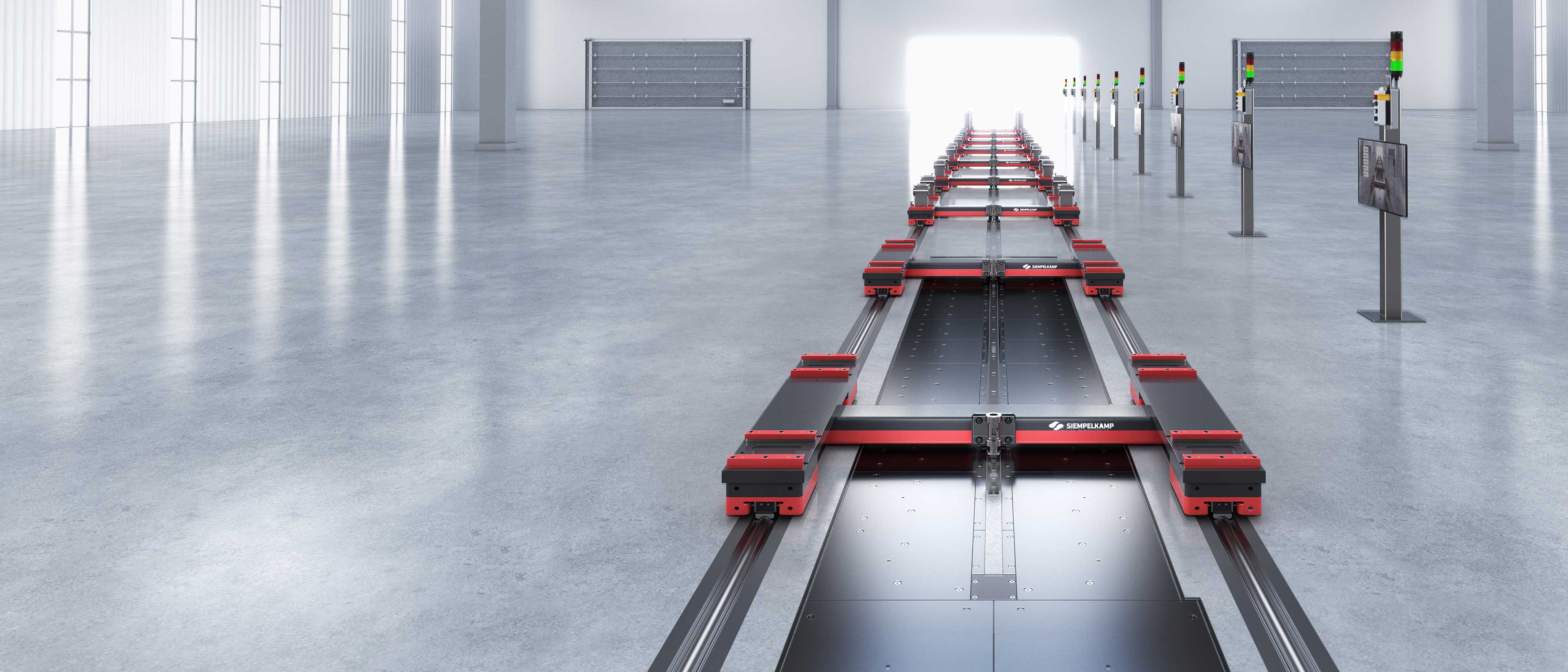 RundSchienen-Systeme: ﻿Angetriebene ﻿Transportsysteme