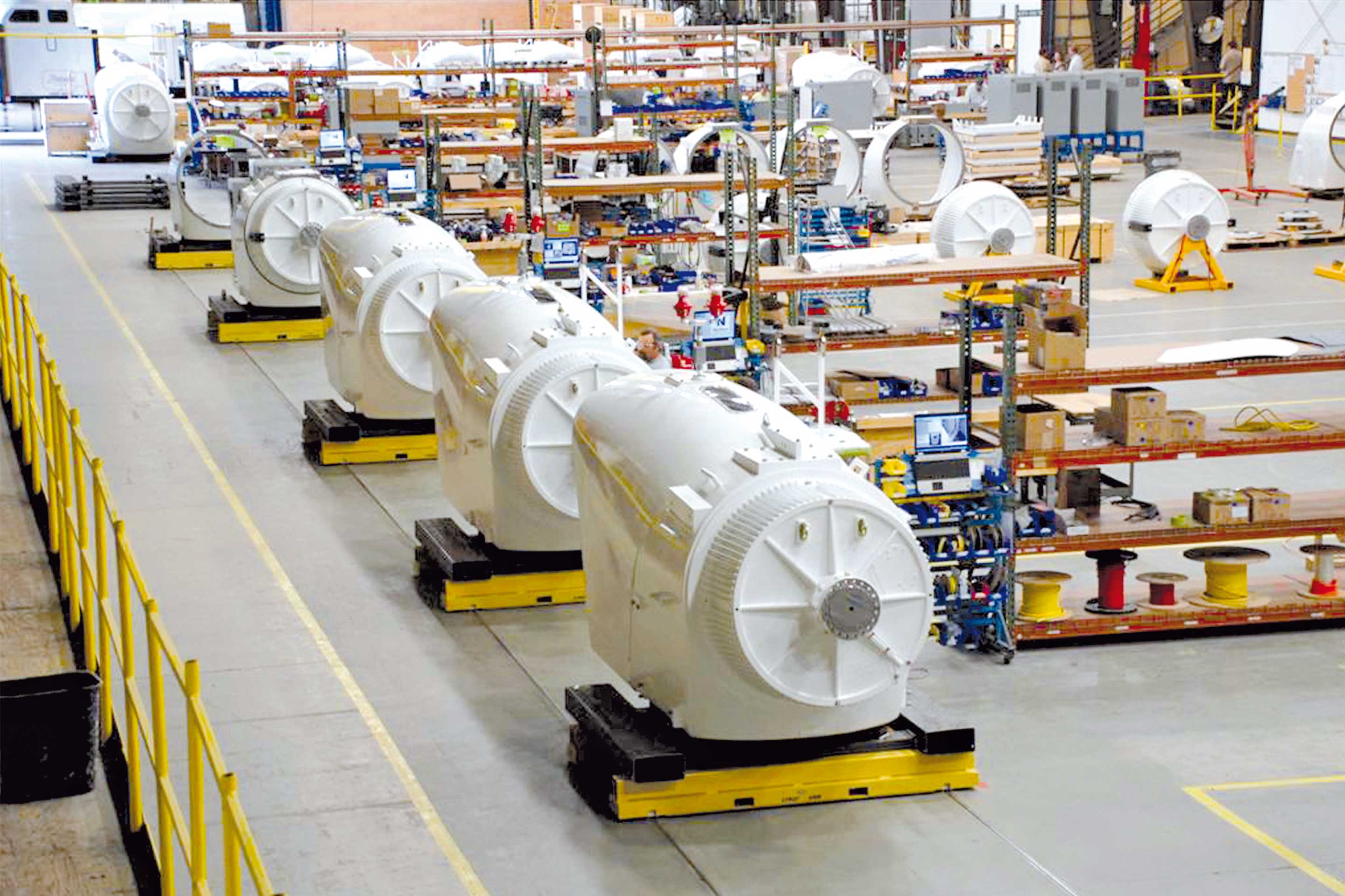 Produktion Generatoren für Windkraftanlagen&nbsp;